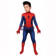 Kids Ultimate Spider-Man Suit Peter Parker Cosplay Costume For Children Halloween
