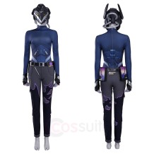 Valorant Vyse Cosplay Costume Women Game Theme Party Outfit