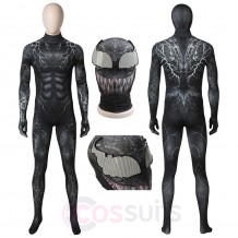 Venom Eddie Brock Costume Cosplay Jumpsuit Top Level