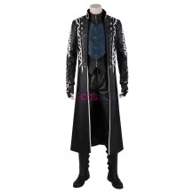 Vergil Cosplay Costume Devil May Cry 5 Vergil Black Trench Coat