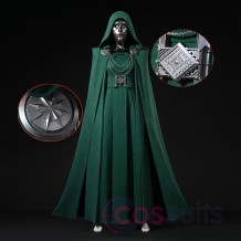 Avengers: Doomsday Latverian Witches Cosplay Costume Latverian Green Suit - C26206