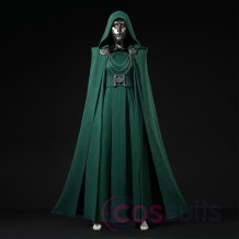 Avengers: Doomsday Latverian Witches Cosplay Costume Latverian Green Suit - C26206