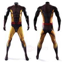 X-Men Wolverine The Brown Cosplay Costume Jumpsuit