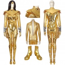 Wonder Woman 1984 Costumes Diana Prince Golden Cosplay Suit