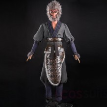 Black Myth: Wukong Cosplay Costumes Wukong Tiger Skin Suit
