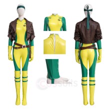 Rogue Cosplay Costume X-Men Printed Suit Halloween Gift