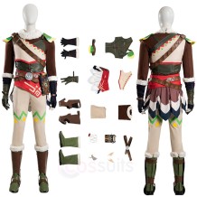 Link Snowquill Set Cosplay Costume Zelda Tears of the Kingdom Cosplay Suits