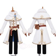 Princess Zelda Winter Cosplay Costume Game Outfit from The Legend of Zelda