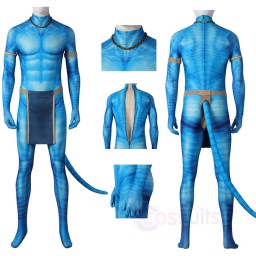 Avatar 2 The Way of Water Jake Sully Cosplay Suit Jumpsuit