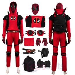 Deadpool 3 Wade Winston Hoodies Cosplay Costumes Teen Edition