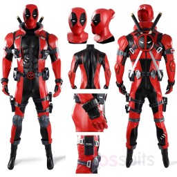 Marvel Rivals Deadpool Cosplay Costumes Full Set