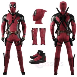 Deadpool 3 Cosplay Costume Wade Wilson Halloween Outfits