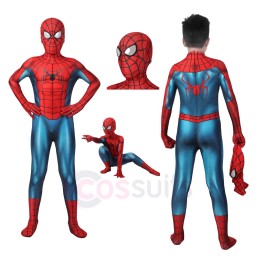 Kids Spider-Man 3 Cosplay Costume No Way Home Peter Parker Classic Suit