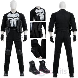 The Punisher Cosplay Costume Final Strike Frank Castle Costume