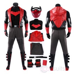 Red Hood Jason Todd Rebirth Cosplay Costume