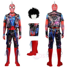 Spider-Punk Hobart Brown Cosplay Costumes Across the Spider Verse Cosplay Suits