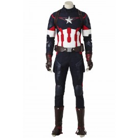 Avengers Age of Ultron Captain America Steve Rogers Cosplay Costume