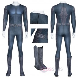 Lost Kingdom Arthur Curry Cosplay Costumes Arthur Curry Blue Suit