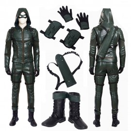 Oliver Queen Cosplay Costume Arrow Season 5 Cosplay Suits
