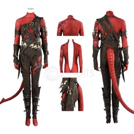 Karlach Cosplay Costumes Baldur's Gate 3 Cosplay Suits