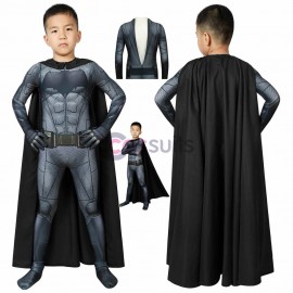 Kids Superhero Cosplay Costume With Cape Halloween Costumes