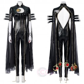 Game Bayonetta Cosplay Costumes Black Top Level Suits