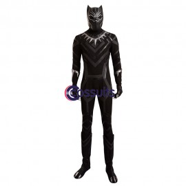 Black Panther Cosplay Costume Civil War T'Challa Cosplay Suit