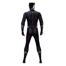 Black Panther Wakanda Forever Black Jumpsuit Cosplay Costume