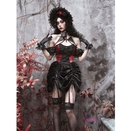Halloween Royal Velvet Gothic Dress