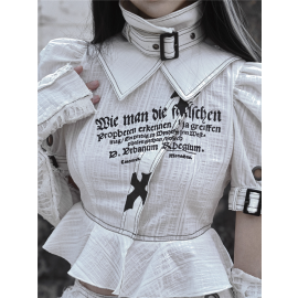 Madhouse Cotton Detachable Turtleneck Shirt