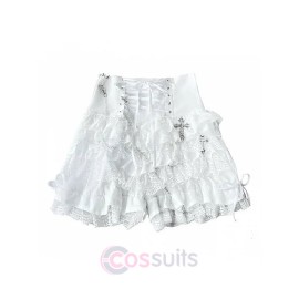 God's Redemption Lace Tiered Shorts