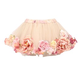 Blood Supply Forest Spirit Fairycore Set Floral Chiffon Cami Top with Flower Petticoat