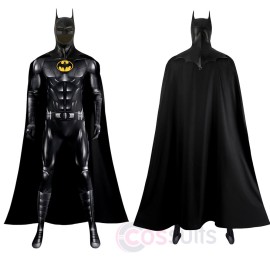 Michael Keaton Cosplay Costumes Bruce Wayne Cosplay Jumpsuits