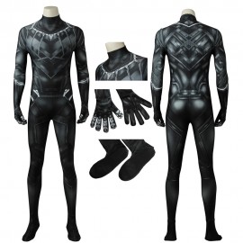 Captain America 3:Civil War Black Panther T'Challa Cosplay Costume