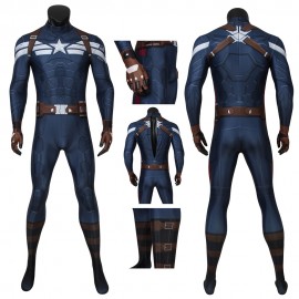 Captain America: The Winter Soldier Jumpsuit Steve Rogers Cosplay Costume