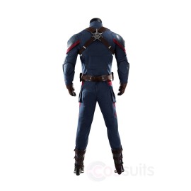 Avengers: Endgame Captain America Steve Rogers Cosplay Costume