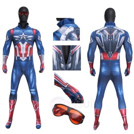 Sam Wilson Captain America Brave New World Cosplay Costume
