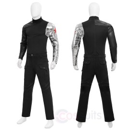 Captain America The Winter Soldier Bucky Barnes Cosplay Costume
