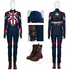 Doctor Strange in the Multiverse of Madness Peggy Carter Costume Captain Carter Cosplay Outfit