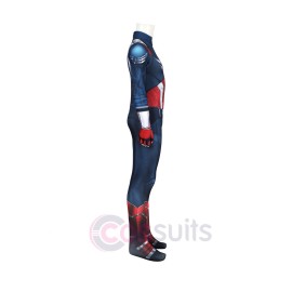 Kids Captain America Brave New World Sam Wilson Cosplay Costume Halloween Suit