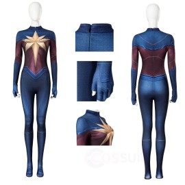 Female Captain Marvel Jumpsuit 2023 The Marvels Captain Marvel Cosplay Costumes