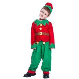 Kids Christmas Elf Party Cosplay Costume for Boys and Girls