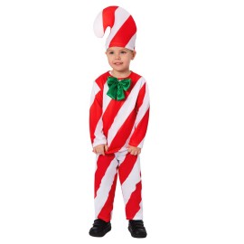 Kids Candy Cane Christmas Costume Holiday Party Outfit for Boys & Girls