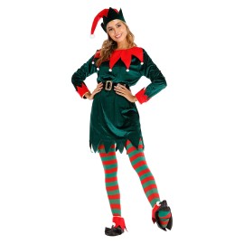 2021 Christmas Elf Costume for Women Holiday Party Outfit