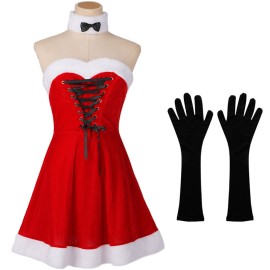 2022 Christmas Maid Stage Performance Costume for Holiday Celebrations