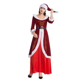 Christmas Stage Performance Female Santa Claus Cosplay Costume for New Year Party