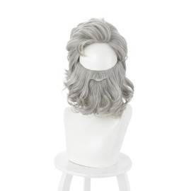 The Christmas Chronicles 2 Santa Claus Silver Cosplay Beard and Wig Set