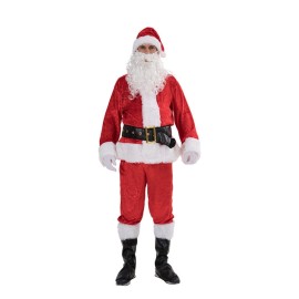 Adult Christmas Santa Suit Costume for Holiday Celebrations and Parties