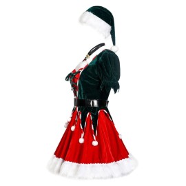 Christmas Stage Performance Cosplay Costume for New Year Party, Sexy Female Outfit