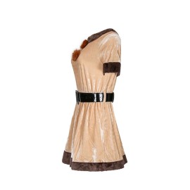Christmas Reindeer Brown Dance Party Costume for Festive Celebrations